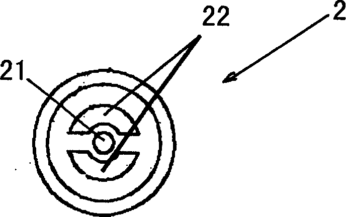 Optical fiber head arrangement for large power laser coupling and cooling method for optical fiber head