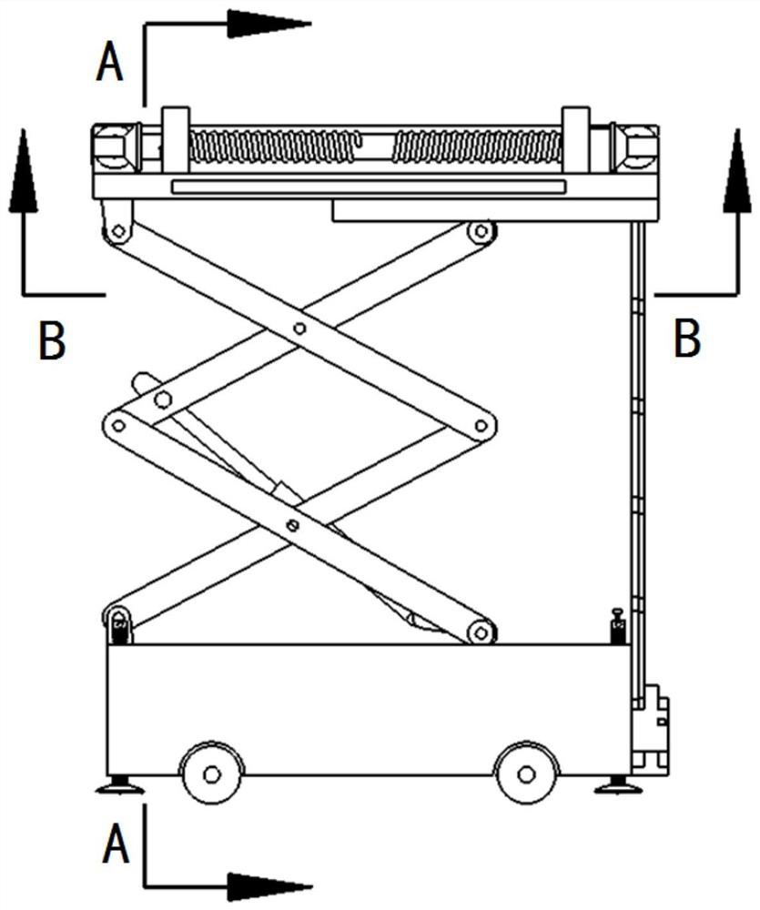 Unmanned aerial vehicle moving nest and take-off and landing device for transmission, transformation and distribution inspection