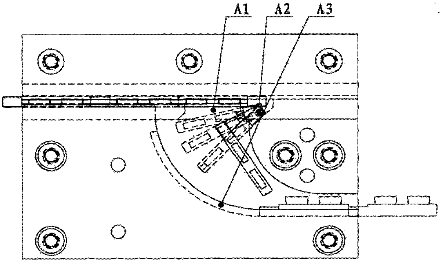 Full-automatic commutator bar assembly machine of rubber sleeve commutator