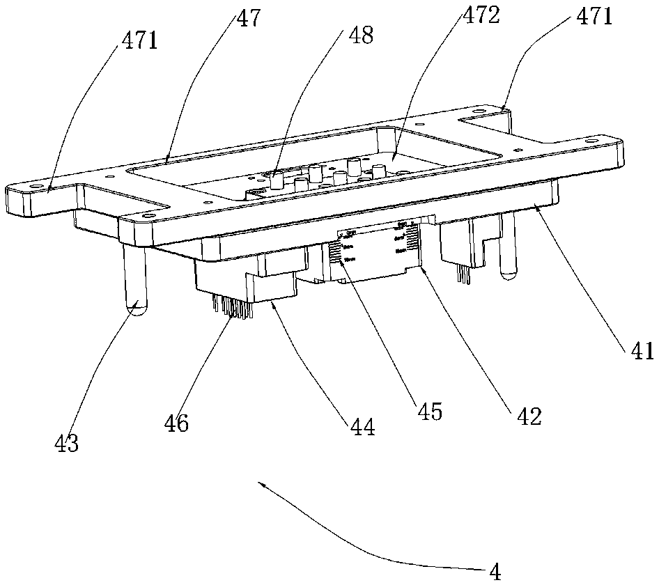 Semi-automatic exchange equipment for electrical testing and its testing method