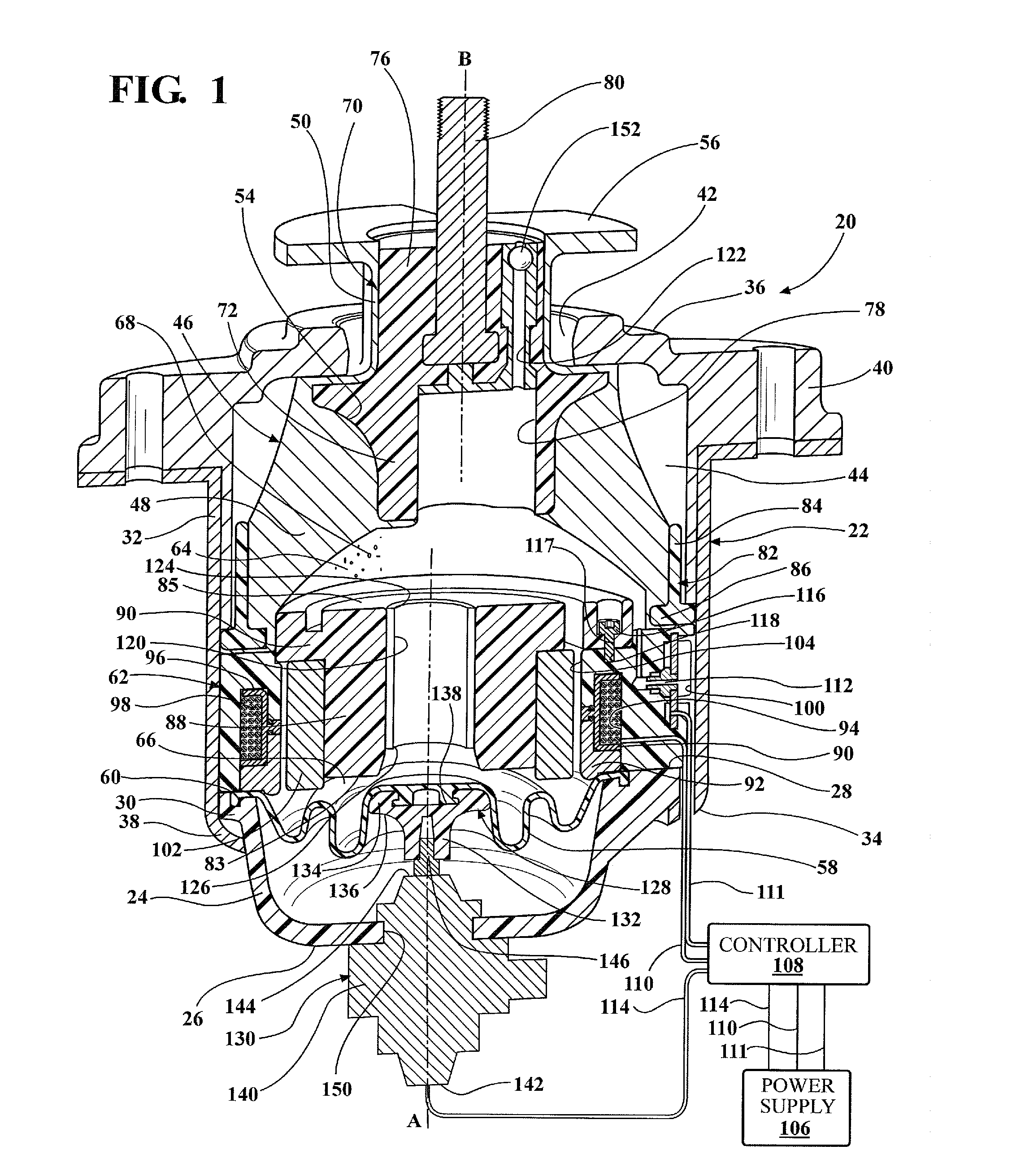 Magnetorheolocigal fluid-based mount apparatus including rate dip track passage