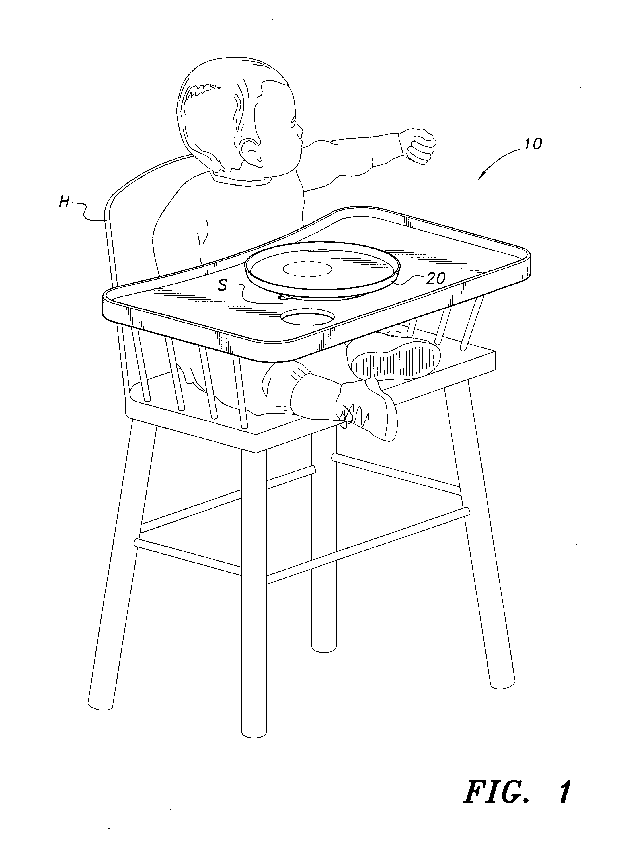 Infant feeding tray