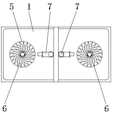 Wastewater treatment acid-base dosing device for thermal power plant