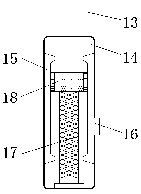 Wastewater treatment acid-base dosing device for thermal power plant