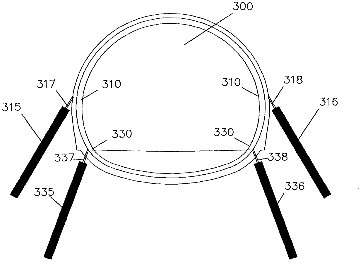 Construction method for deformation control via horizontal whirling jet grouting of long cantilever in soft-rock tunnel