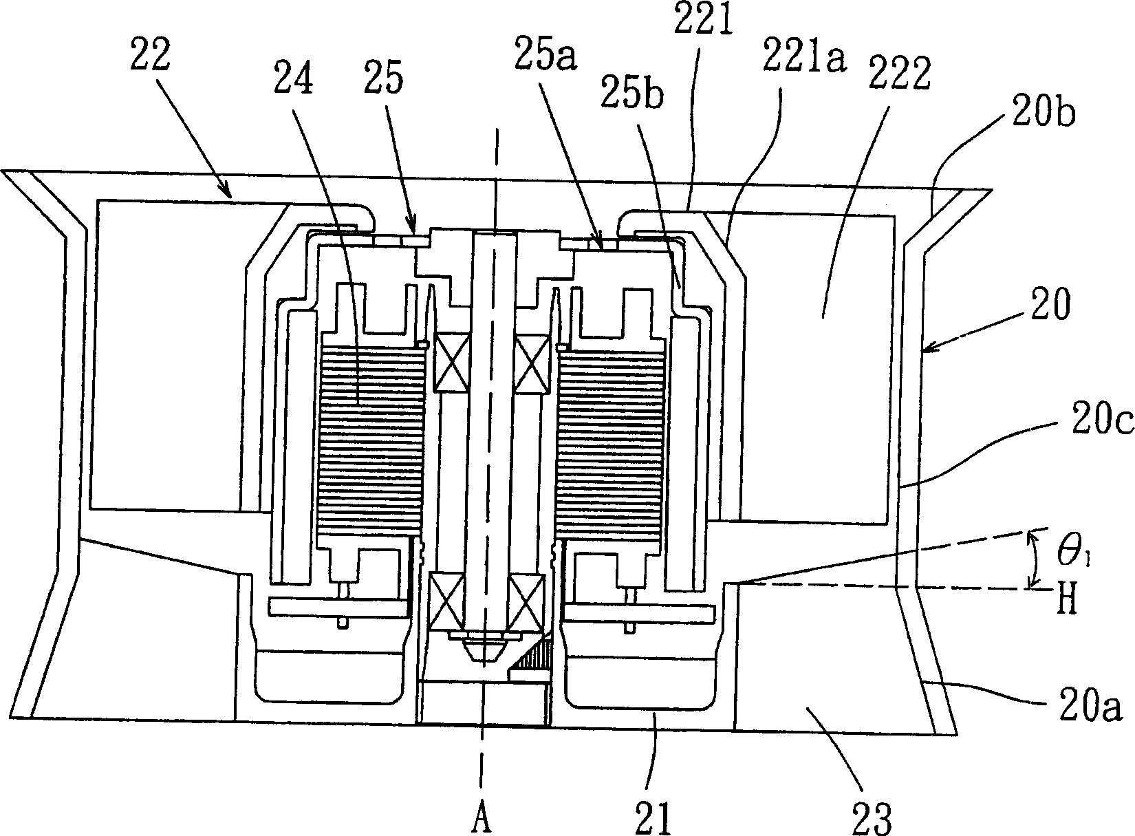 Radiating fan and its frame structure