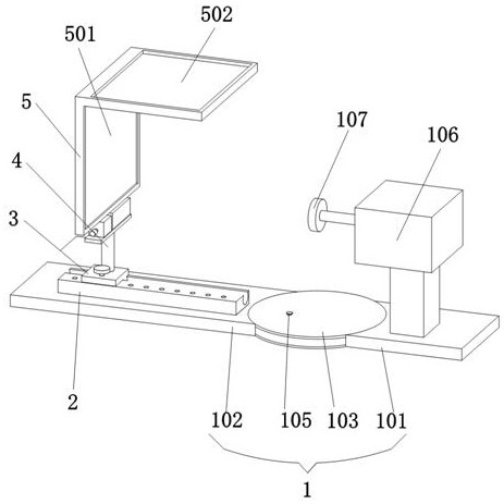 Anti-sputtering grinding device for door and window hardware machining