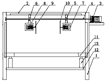 Trimming device for PVC plate