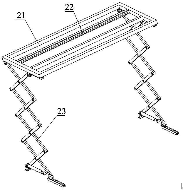 A Scissor Lifting Hydraulic System Combined Gasket Recovery Treatment Device