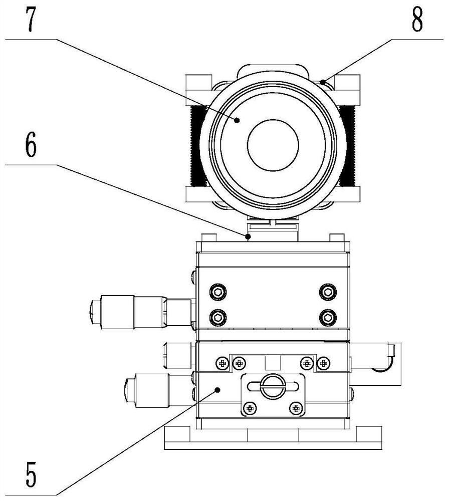 Automatic focusing system for laser manufacturing