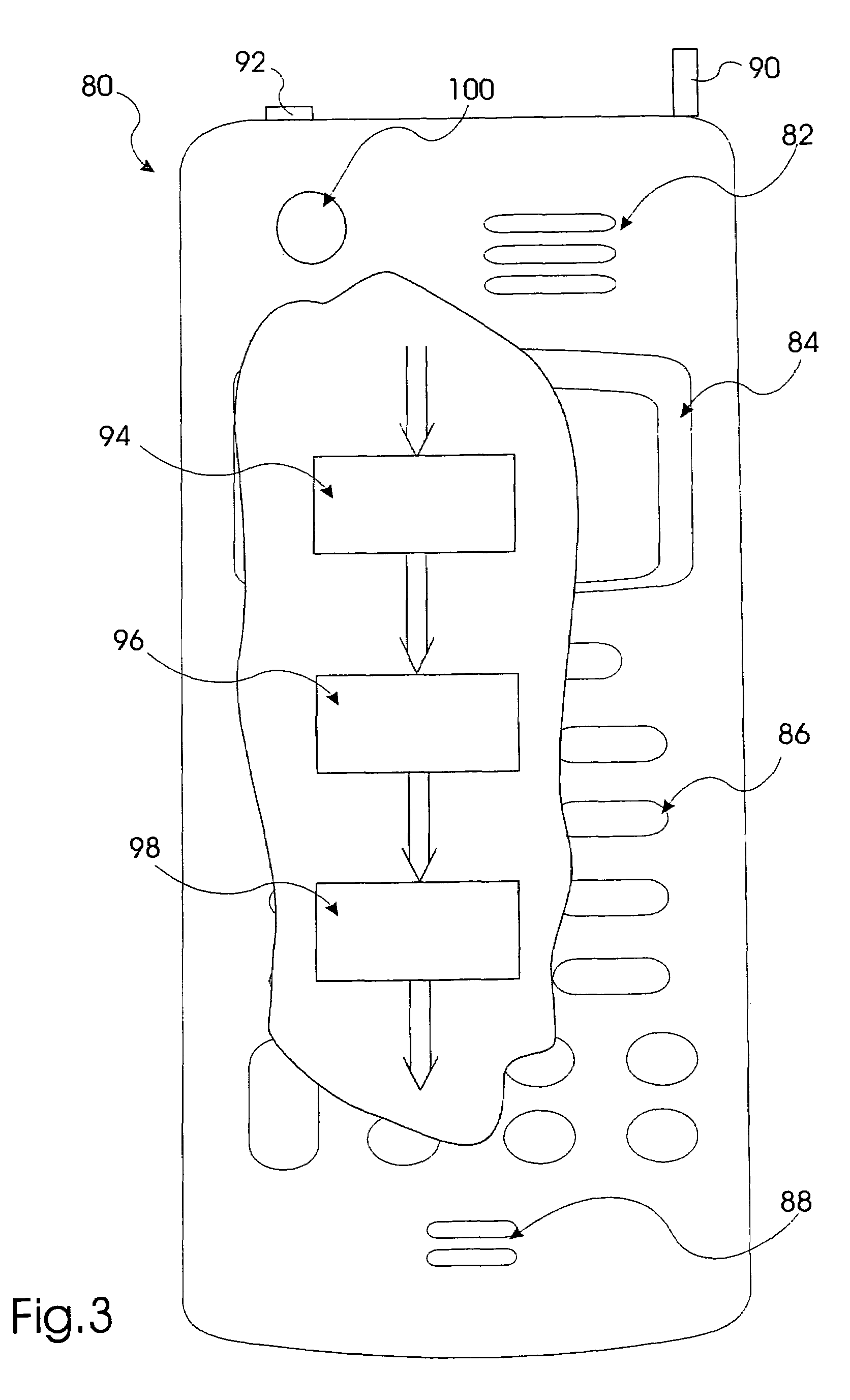 System and method for generating a list of devices in physical proximity of a terminal