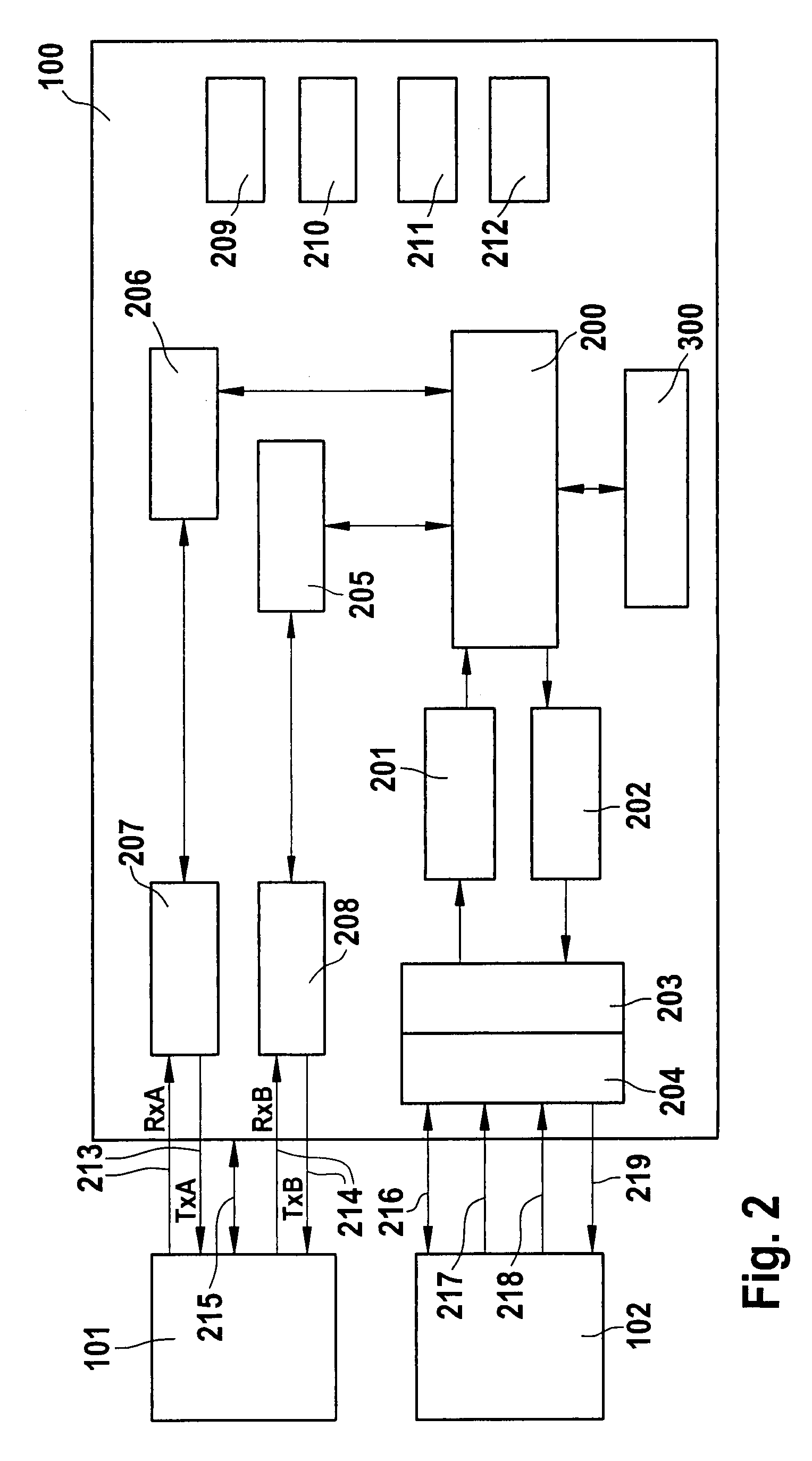 FlexRay communication module