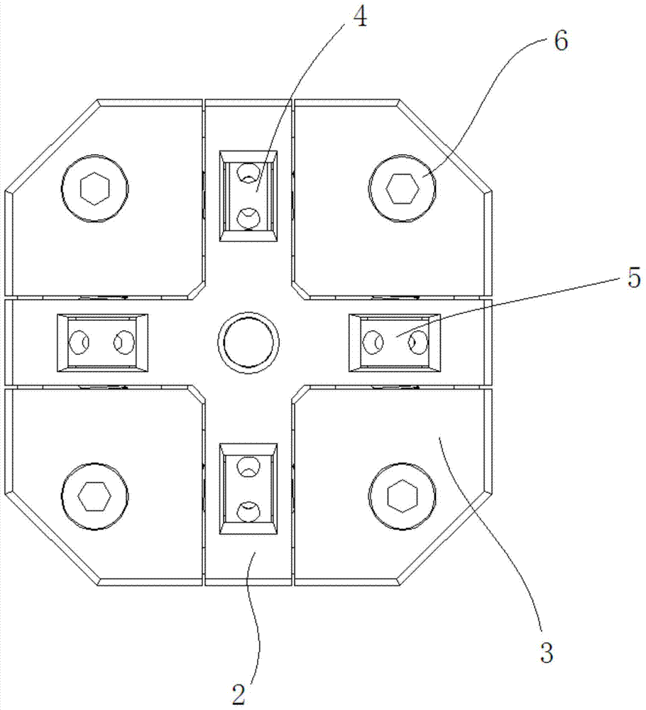 LED module installing mechanism