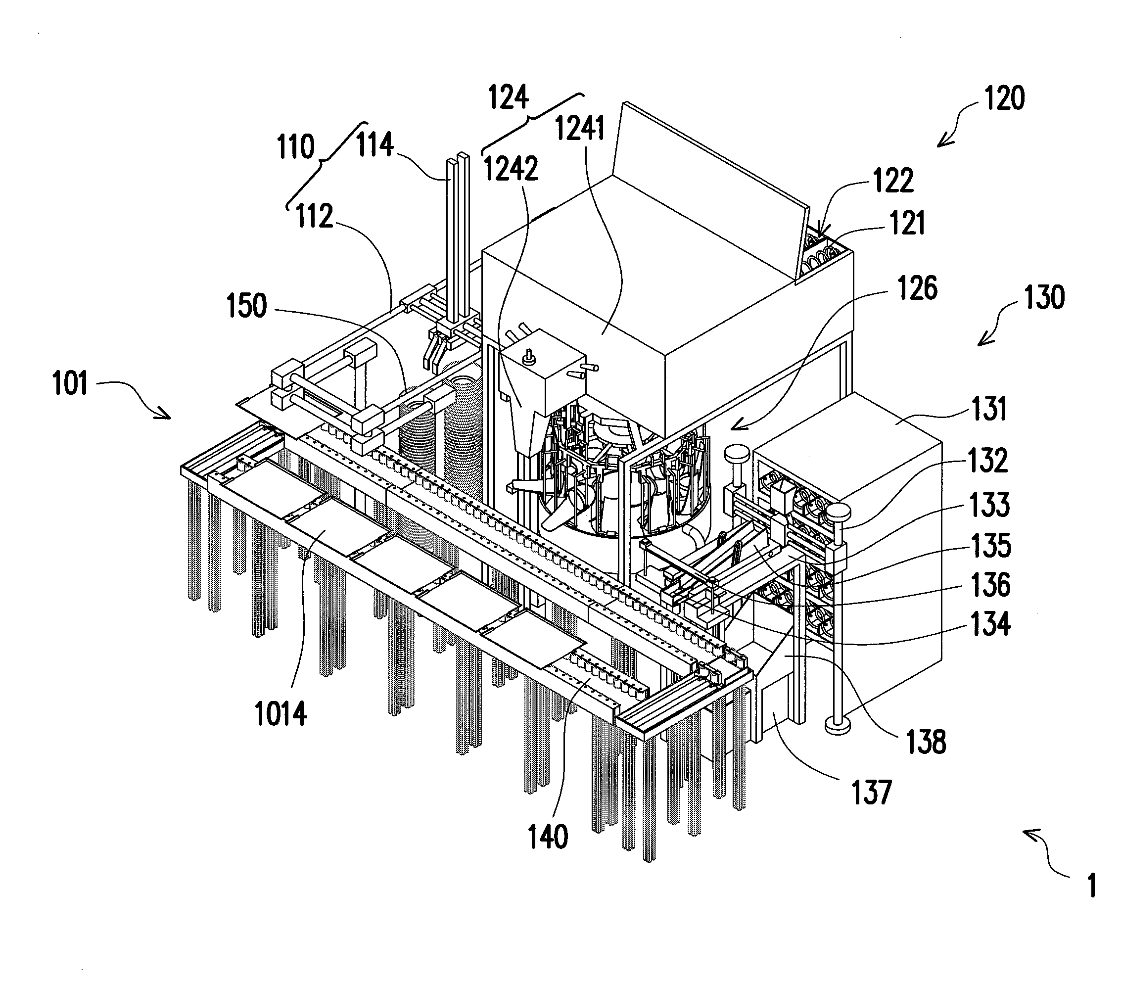 Automatic meal serving system