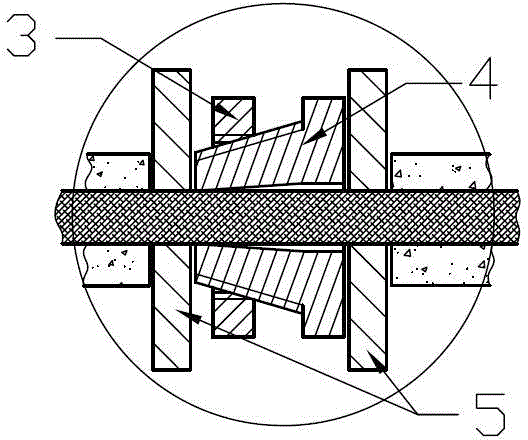 Thermocouple insulation locator, mounting method thereof and wall temperature measuring device