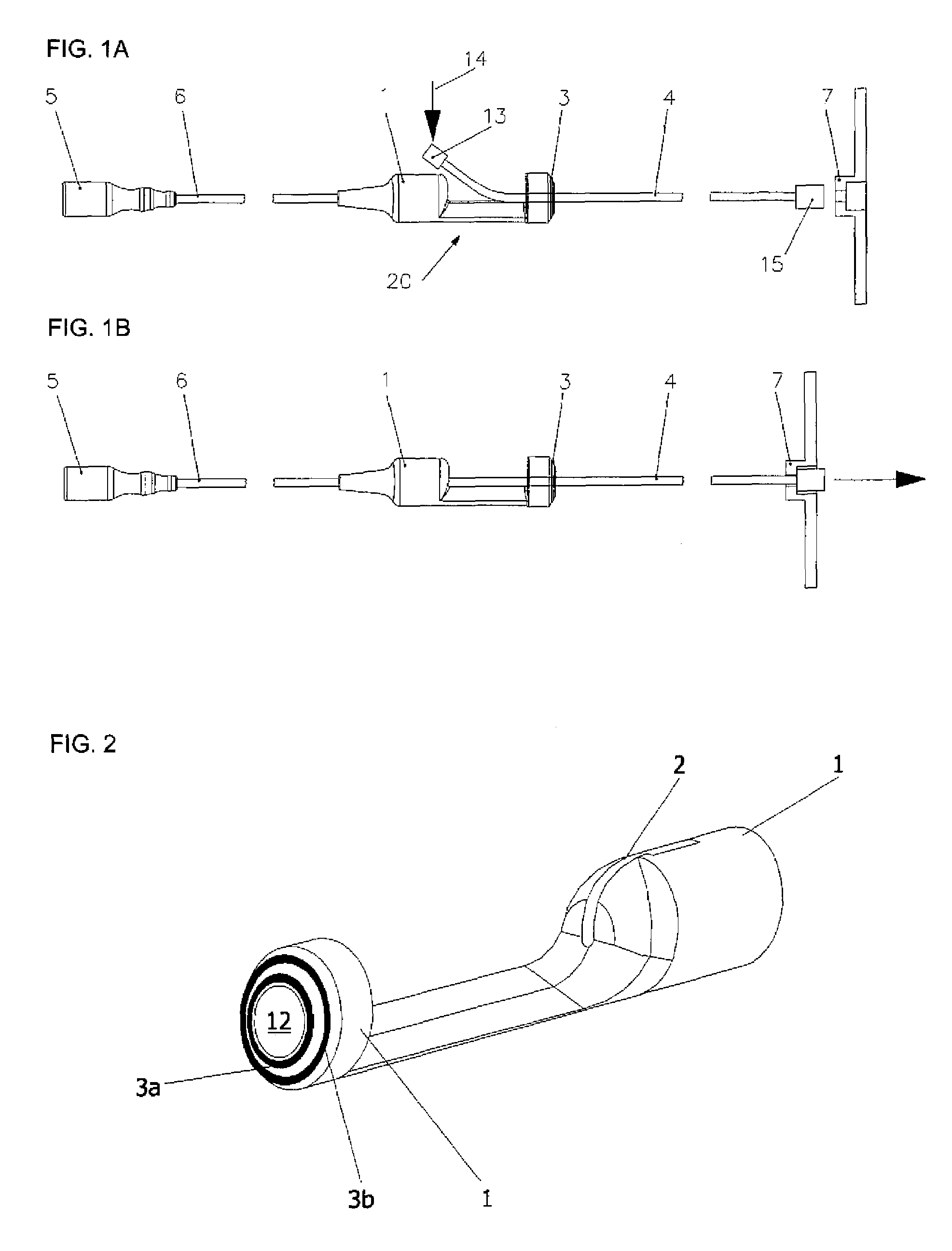 Stripping device for removal of varicose veins