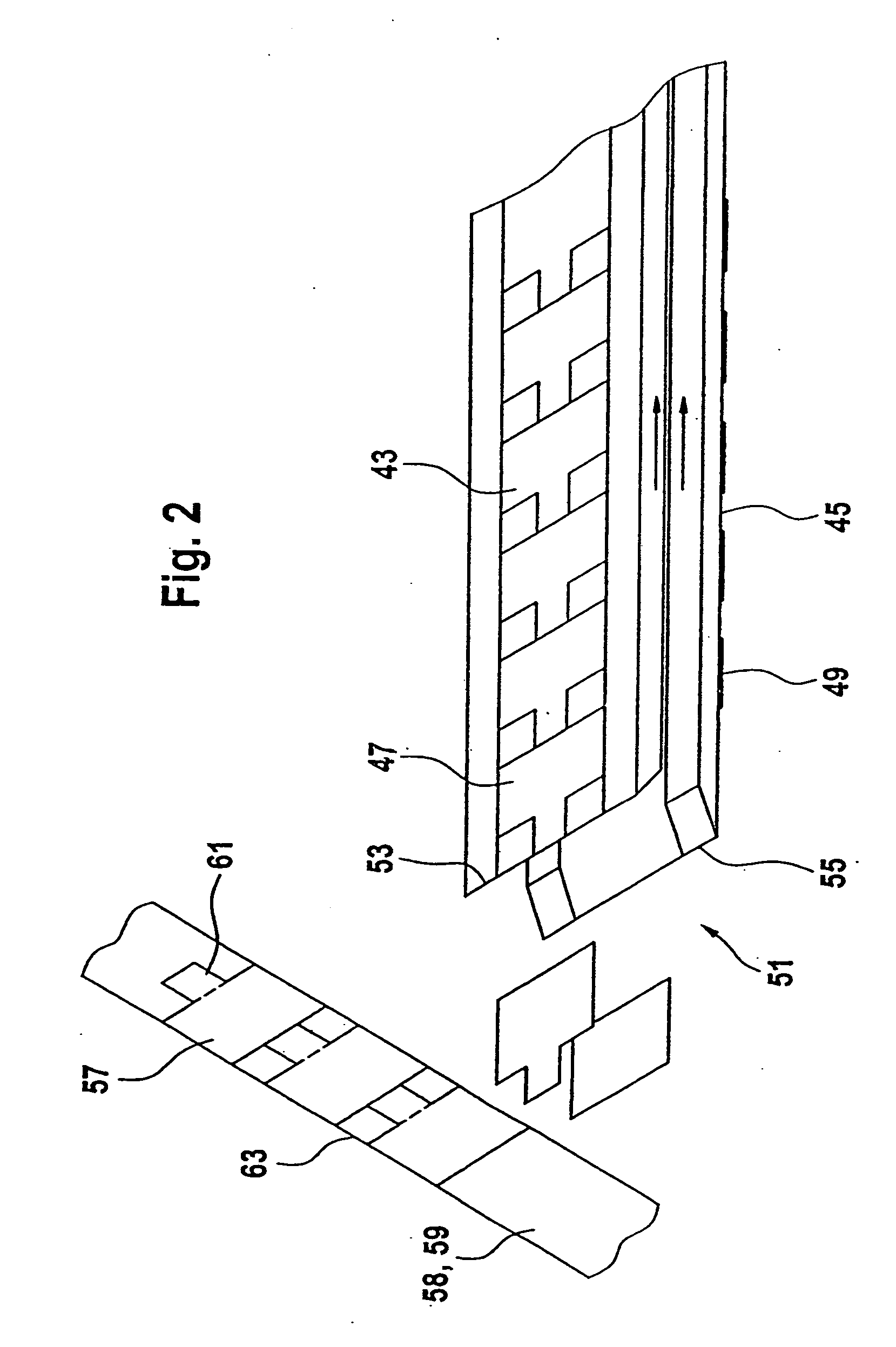 Method and device for producing double labels and corresponding double label