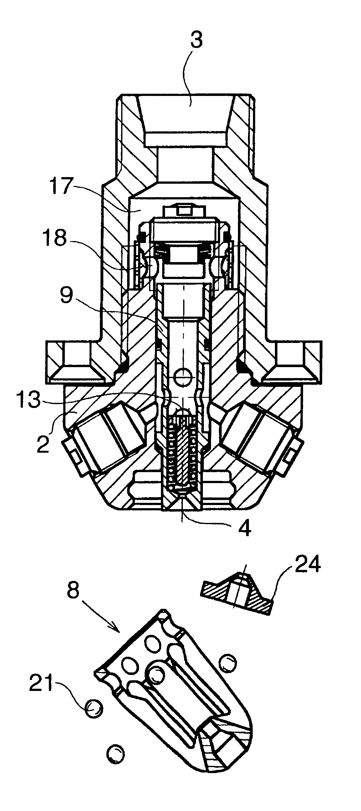 Sprinkler or spray head