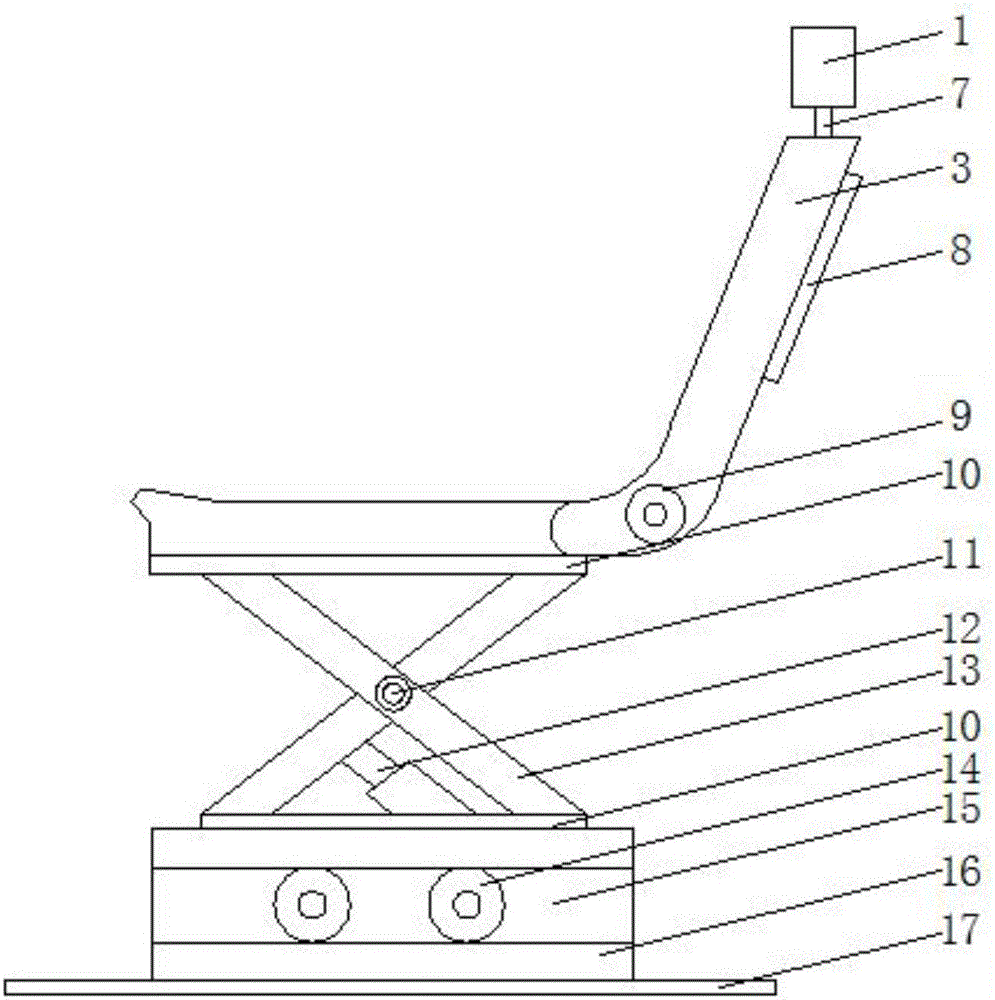 Automobile seat capable of being remotely controlled and adjusted