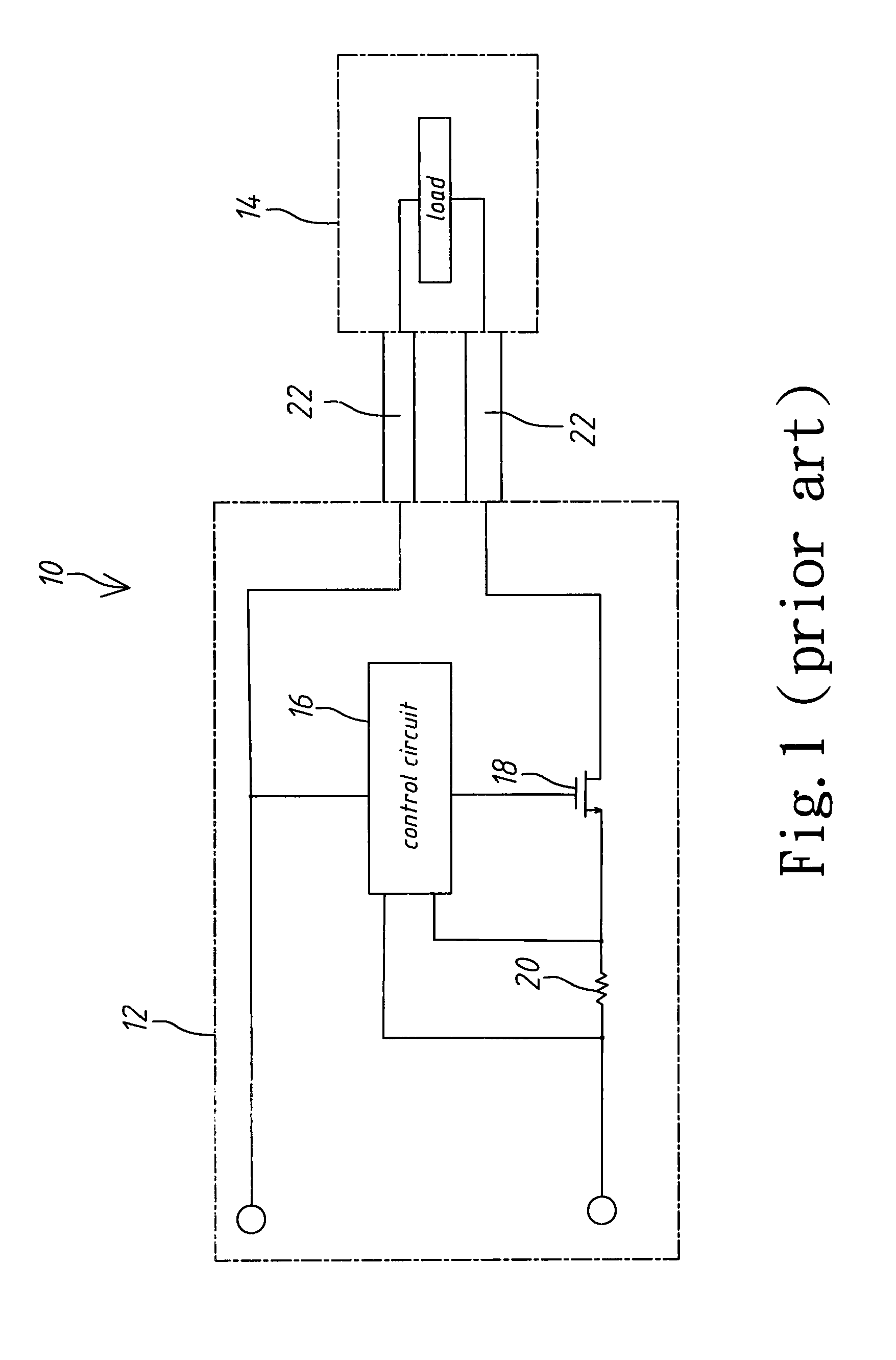 Control circuit for current detection