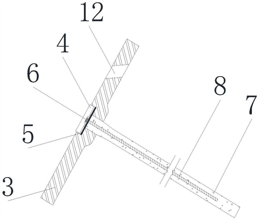 UHPC fabricated soil nailing wall structure and construction method