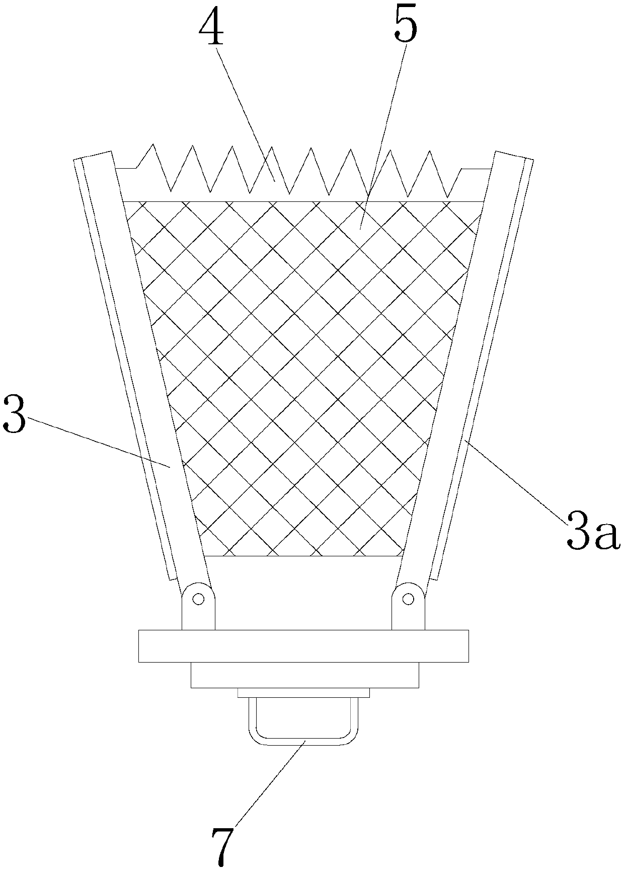 A portable boiler slag cleaning device