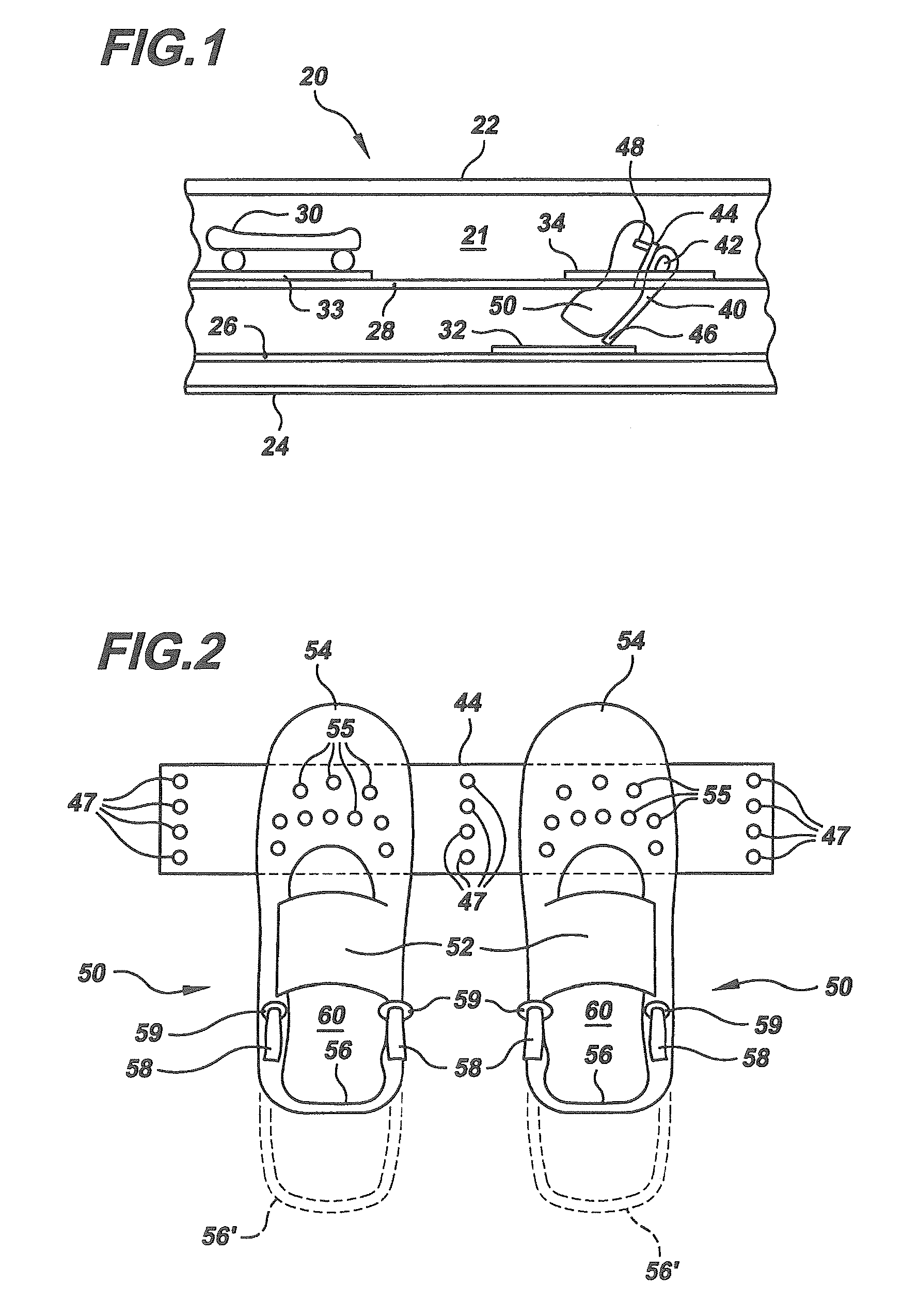 Rowing shell shoe system