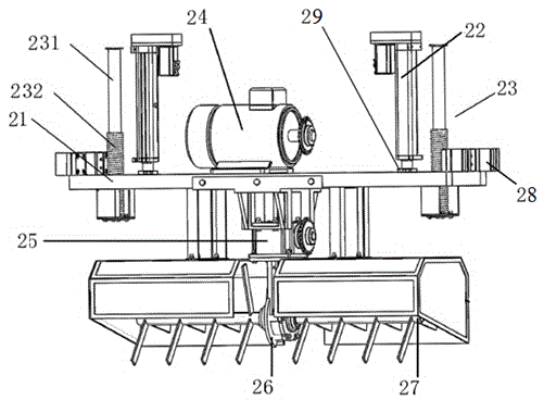 Small multifunctional trolley based on soil bin testbed