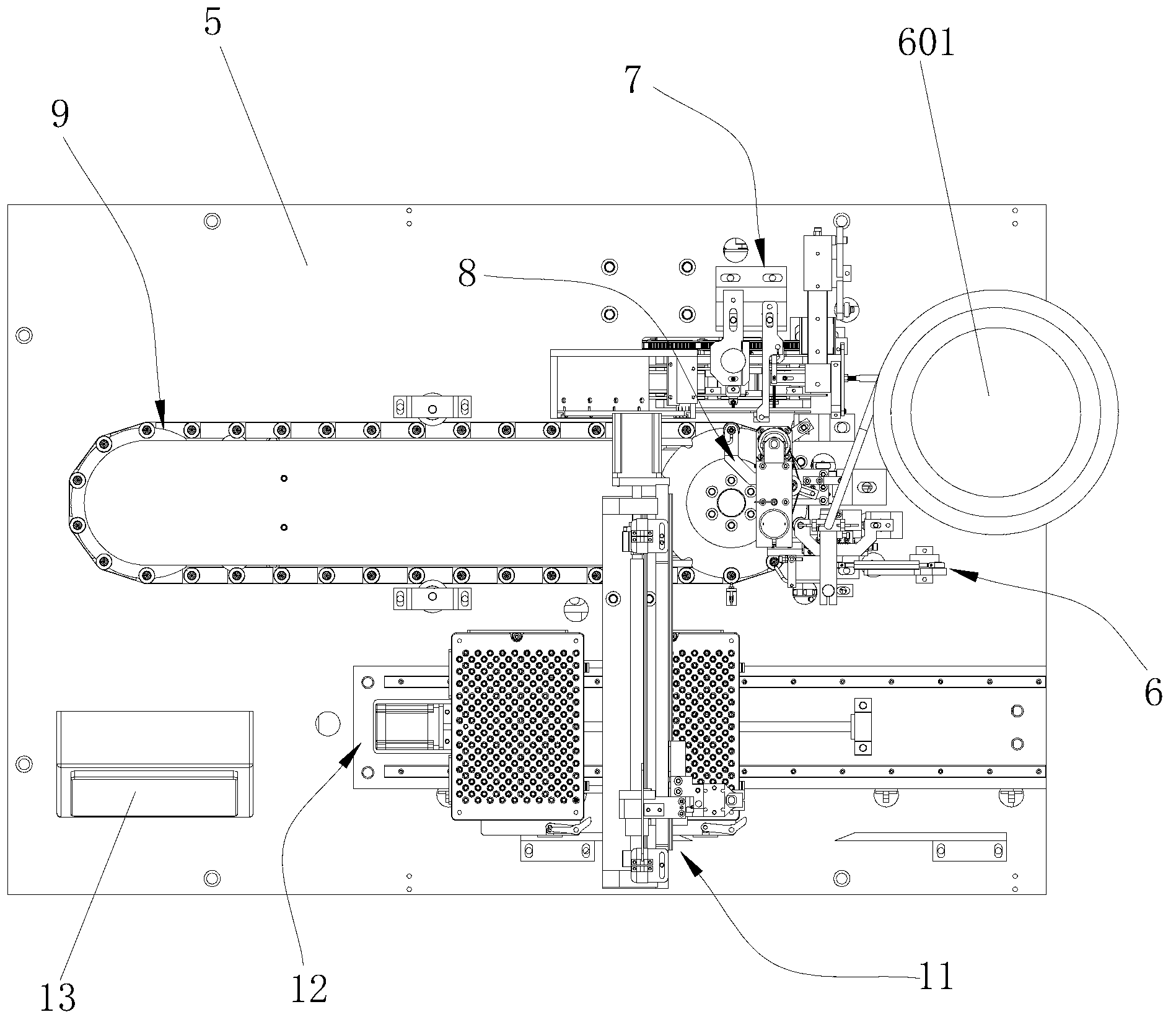 Automatic assembling machine for micro motor rotor