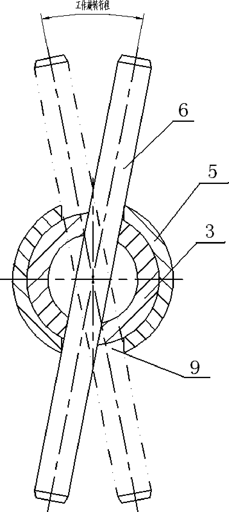 Underwater operation device for grabbing end part fitting of nuclear fuel assembly