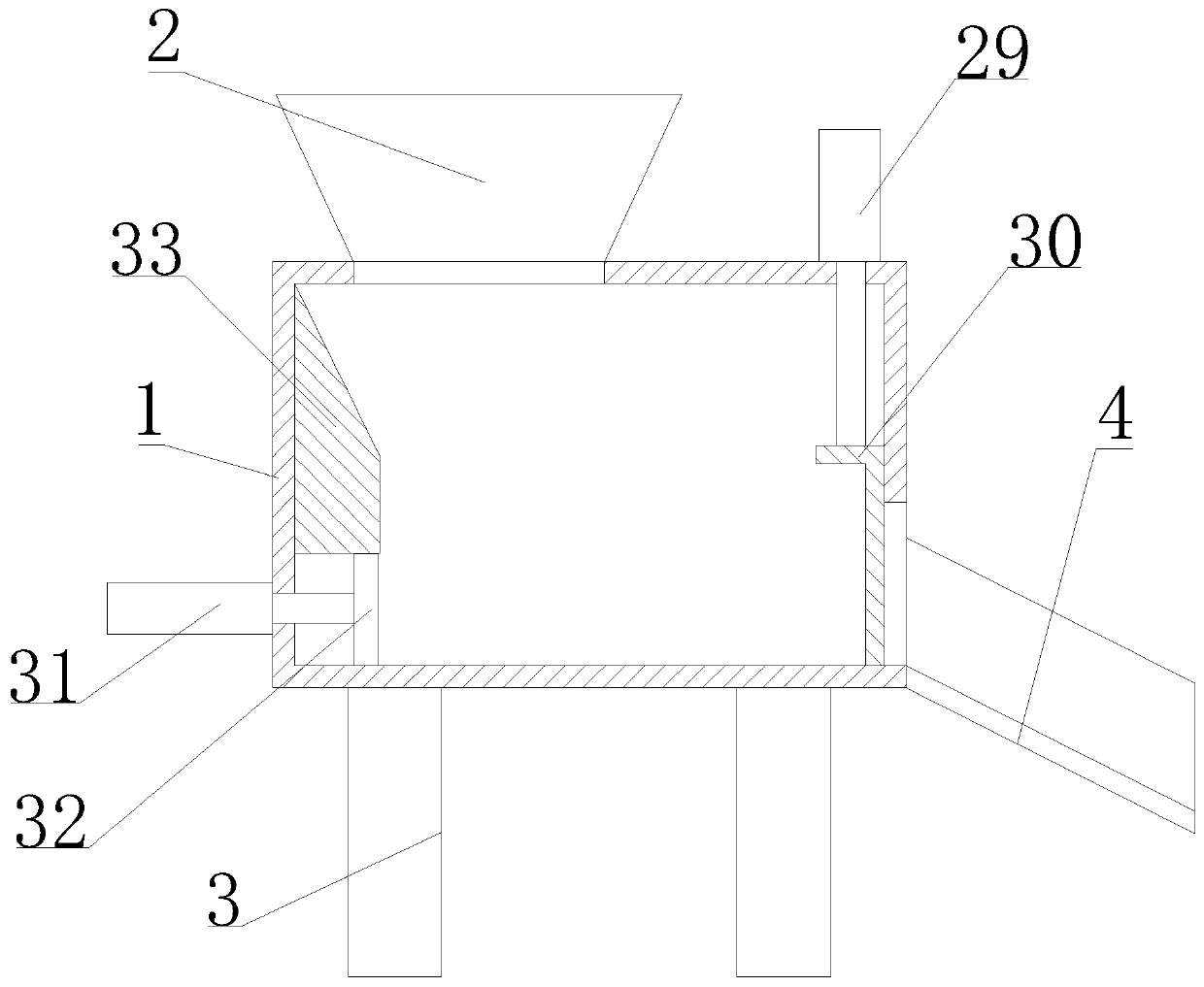 Carding machine with cotton yarn not likely to adhere for cotton yarn processing