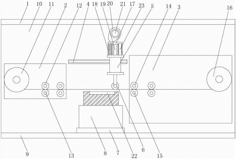 Film pasting equipment for computer liquid crystal display screen