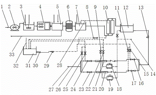 Method for processing and recycling strong brine by membrane desalination process