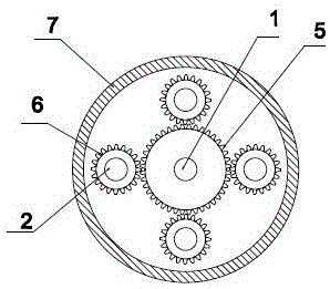 A multi-head ink mixer