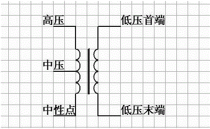 Large-scale power transformer residual magnetism detection method