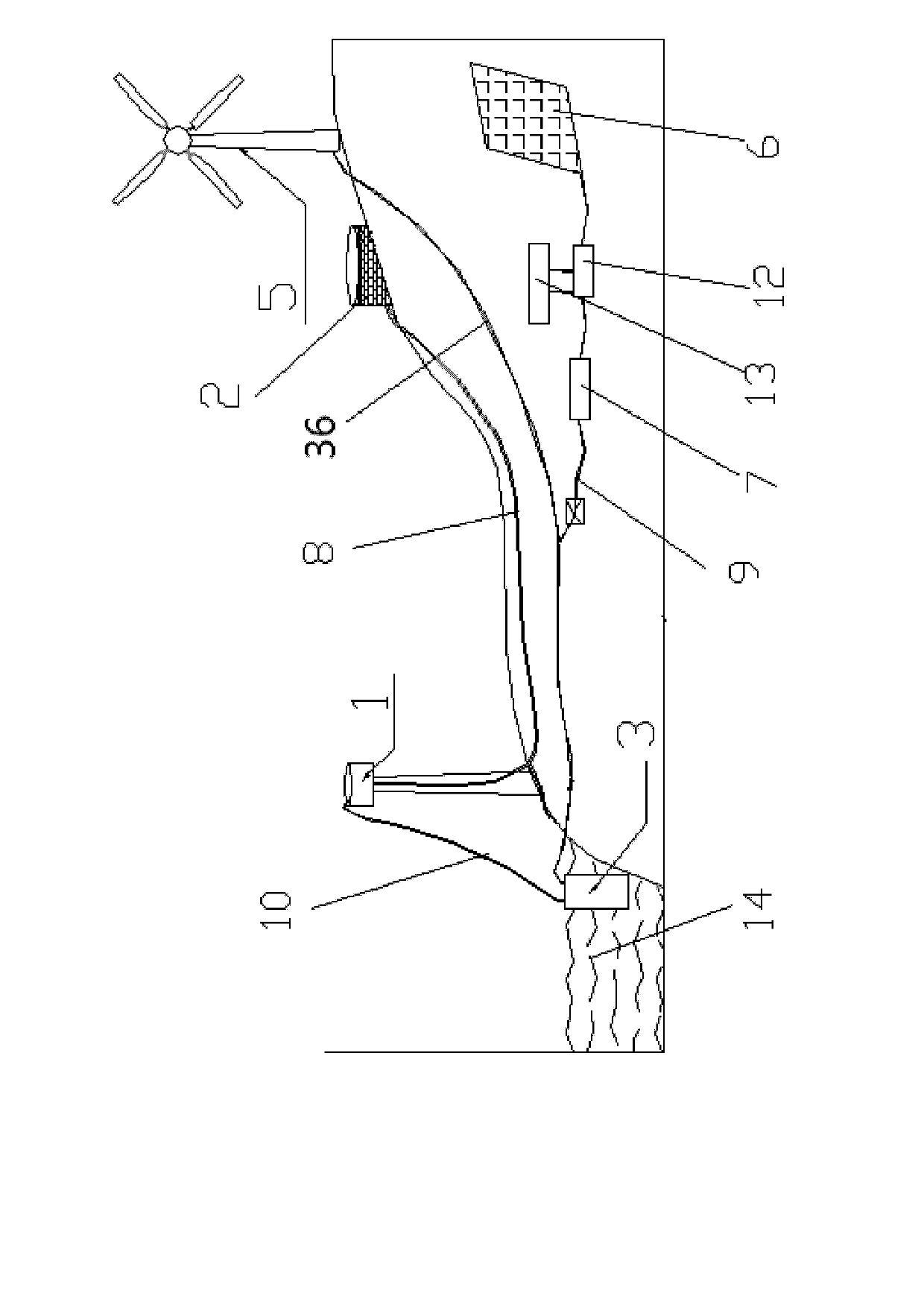 Air-pressure pumping-out long-distance water transmission system and potential energy generating system