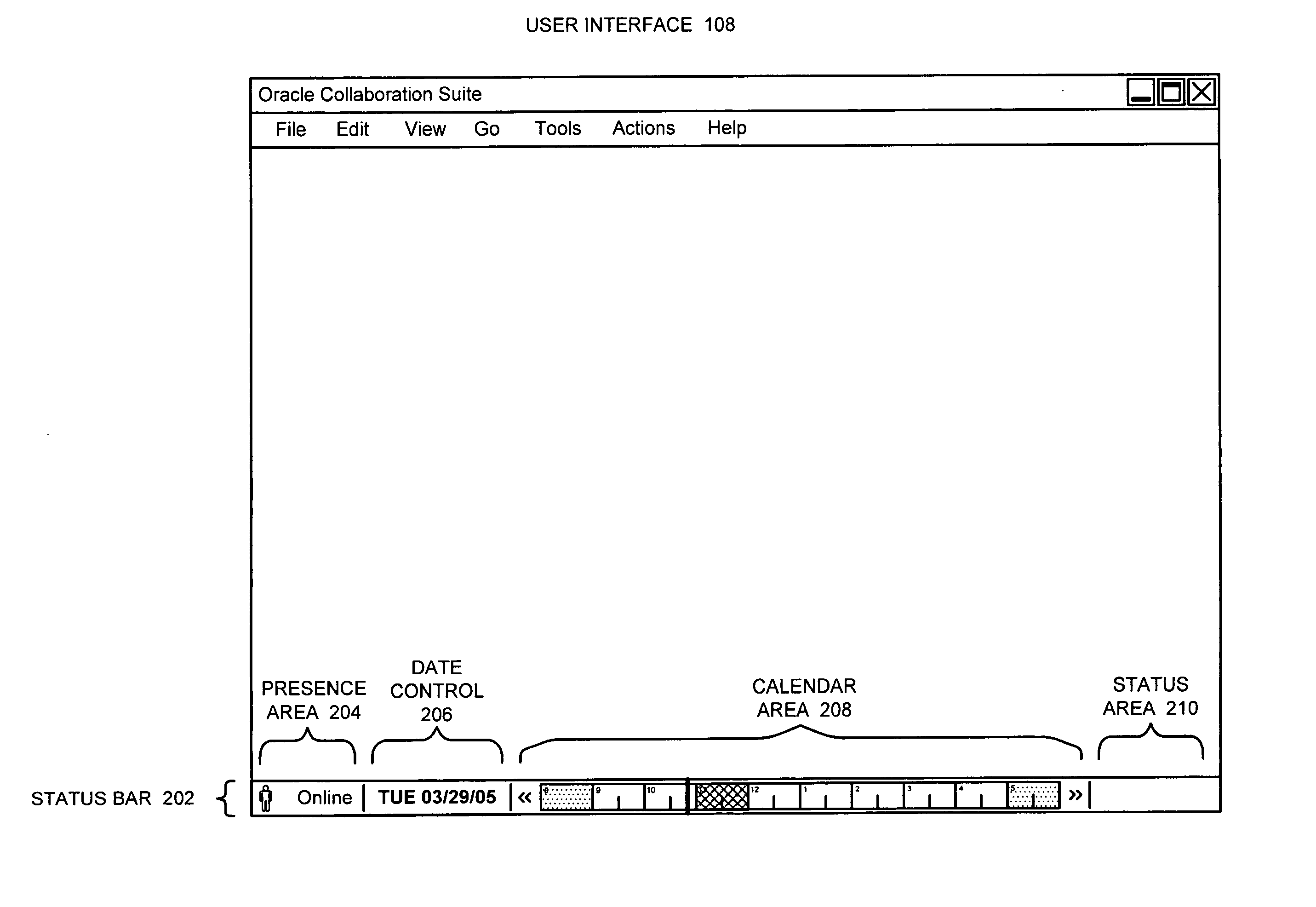 Method and an apparatus for displaying calendar information to a user