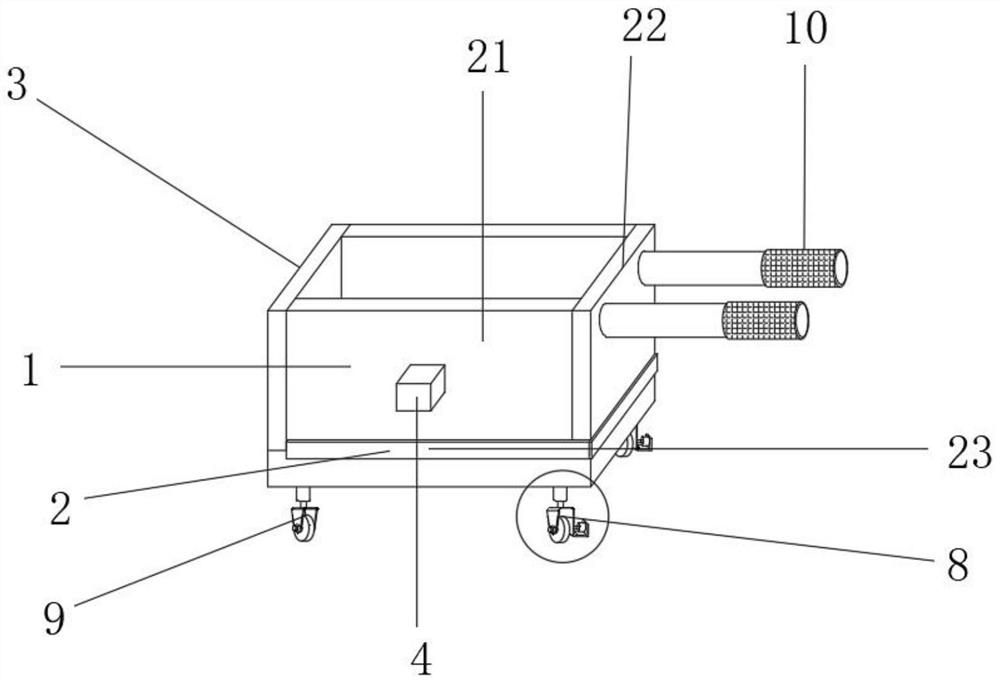 No-scattering concrete transport-out structure