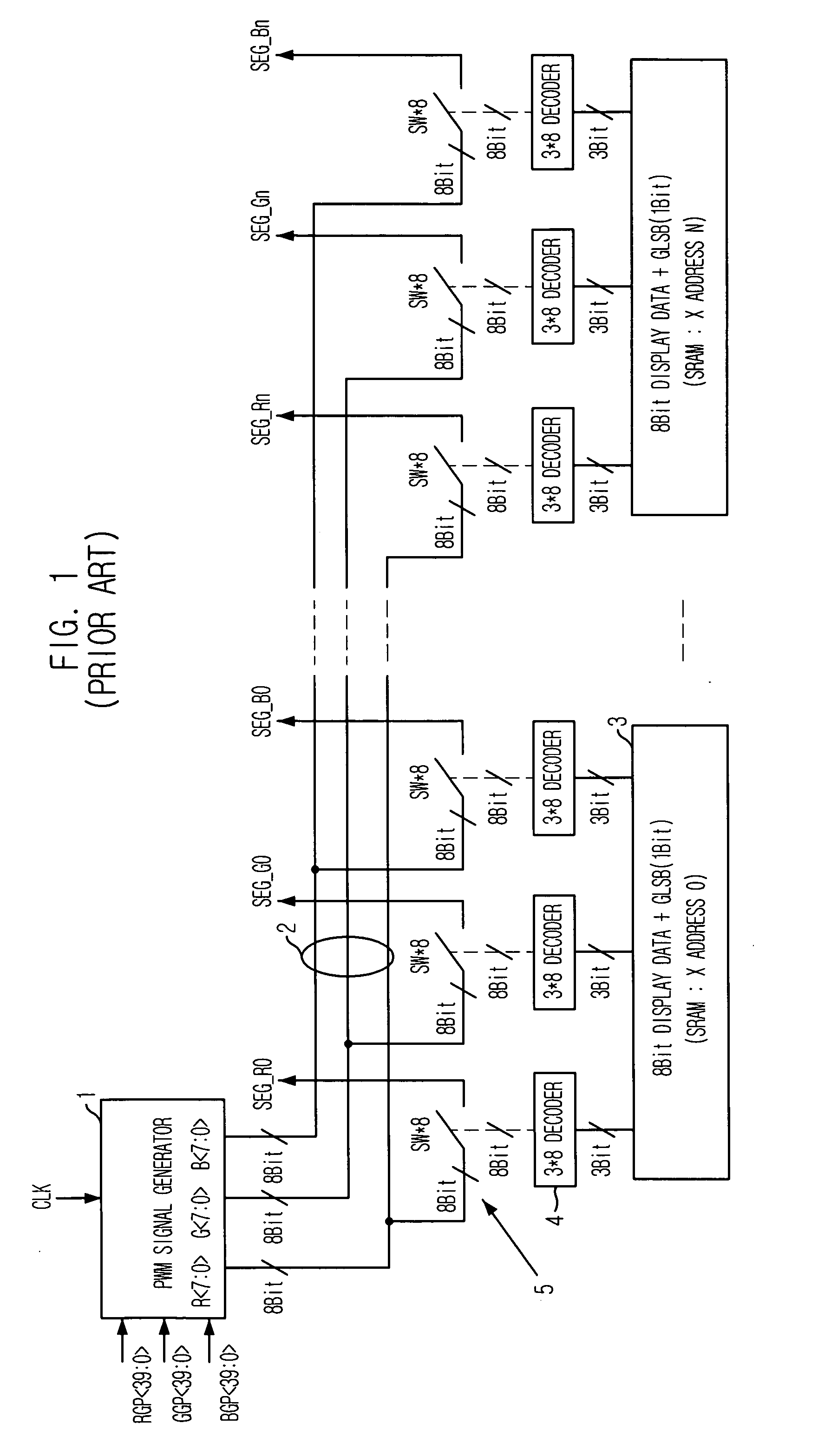 Display driving circuit and driving method thereof