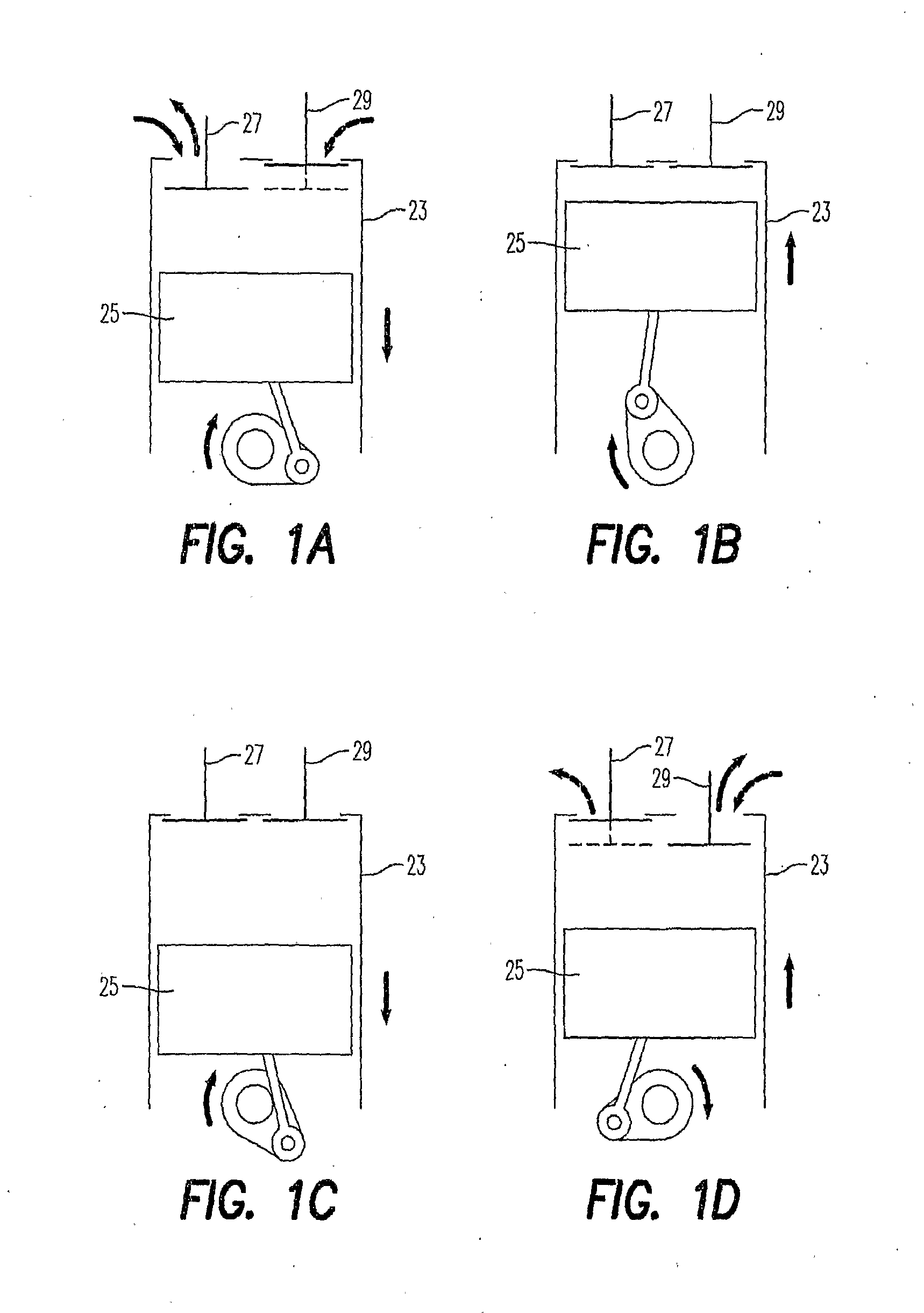 Hybrid internal combustion engine and air motor system and method