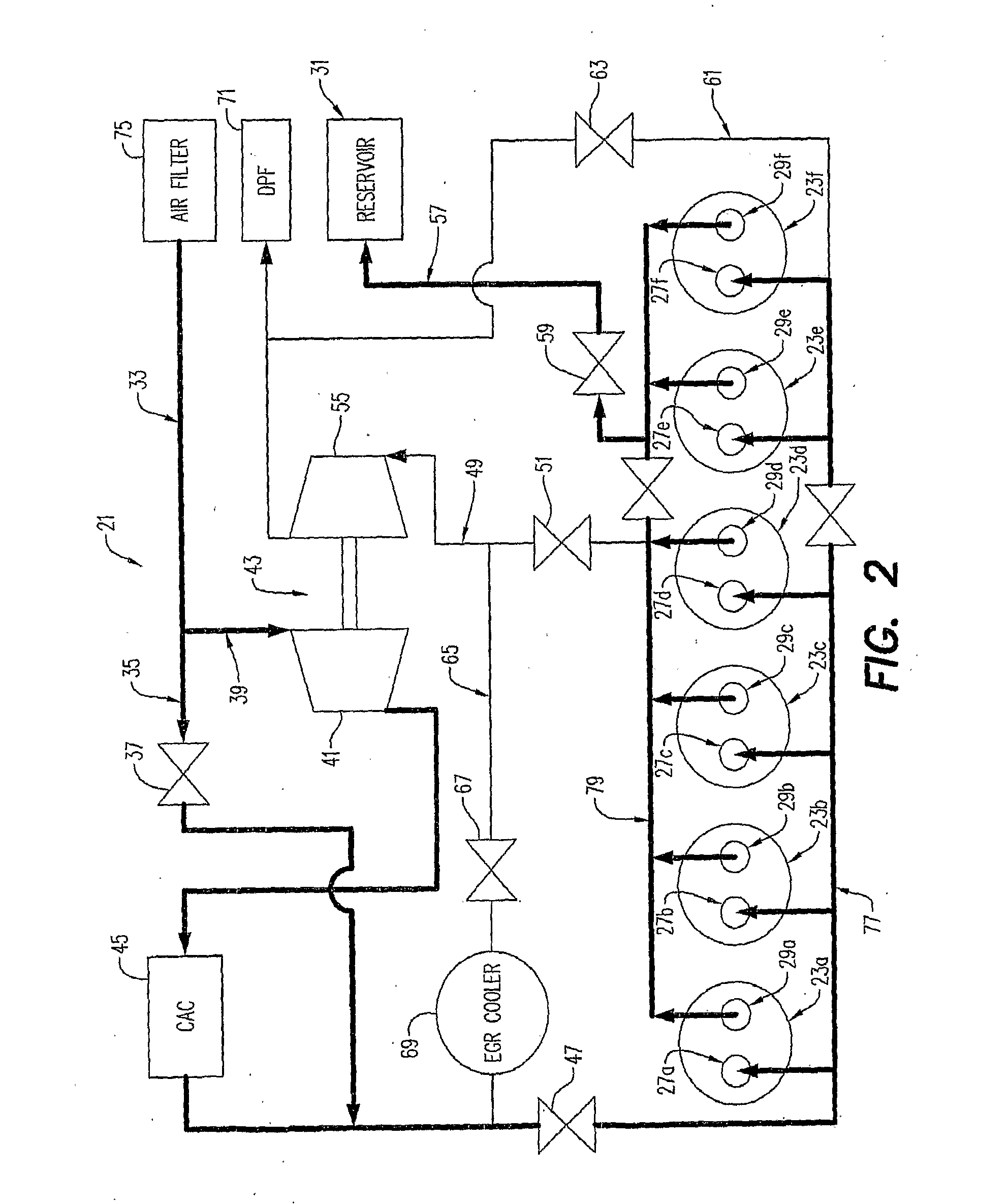 Hybrid internal combustion engine and air motor system and method