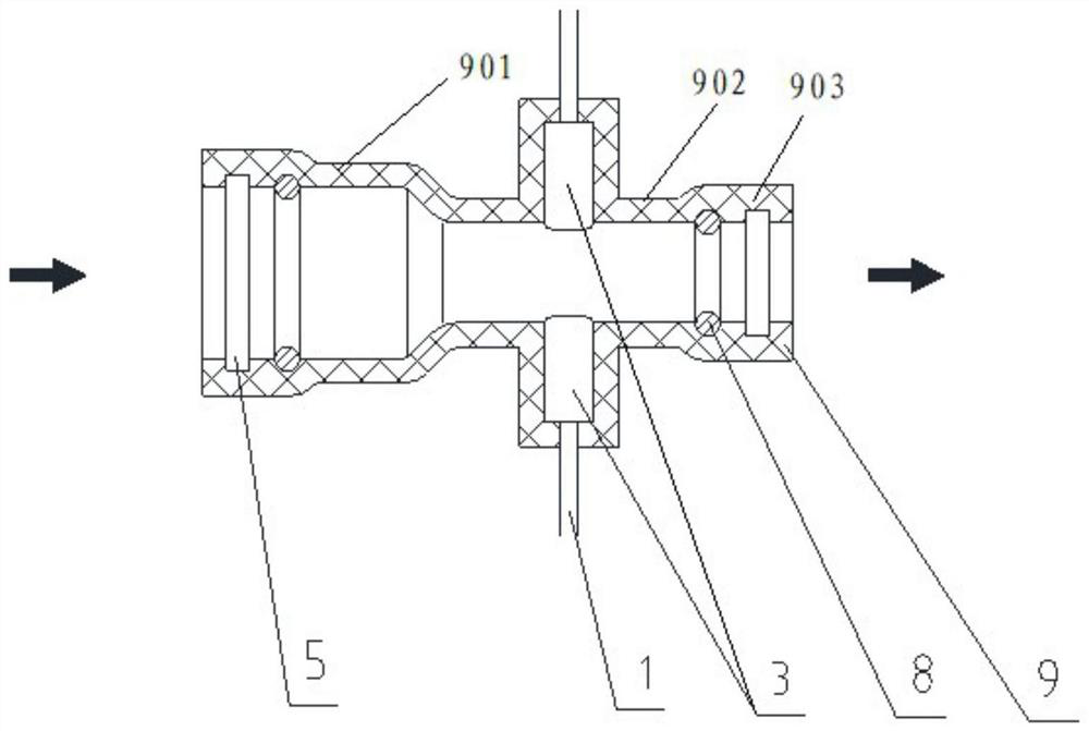 Water quality detection device, refrigerator water supply system and refrigerator