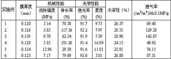 Whey isolate protein-sodium caseinate composite edible film and preparation method thereof