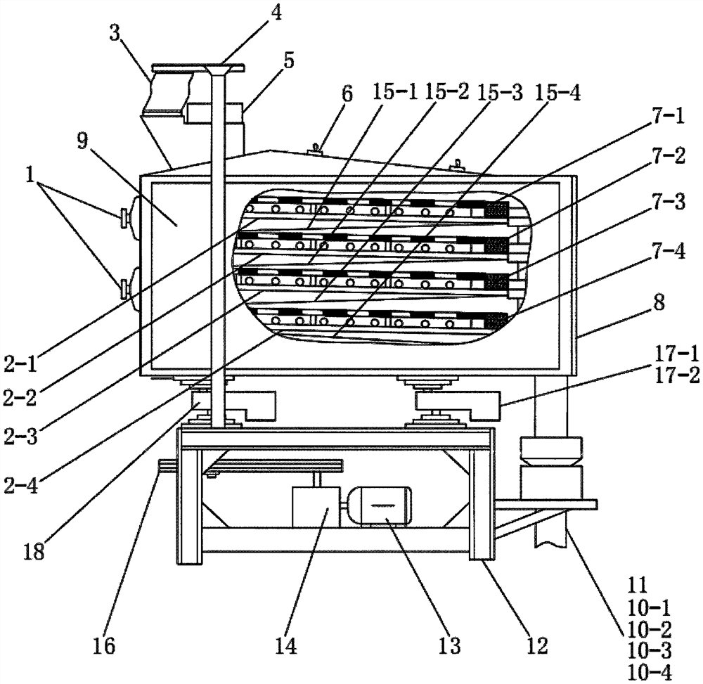 Multi-stage rice screening equipment and screening method