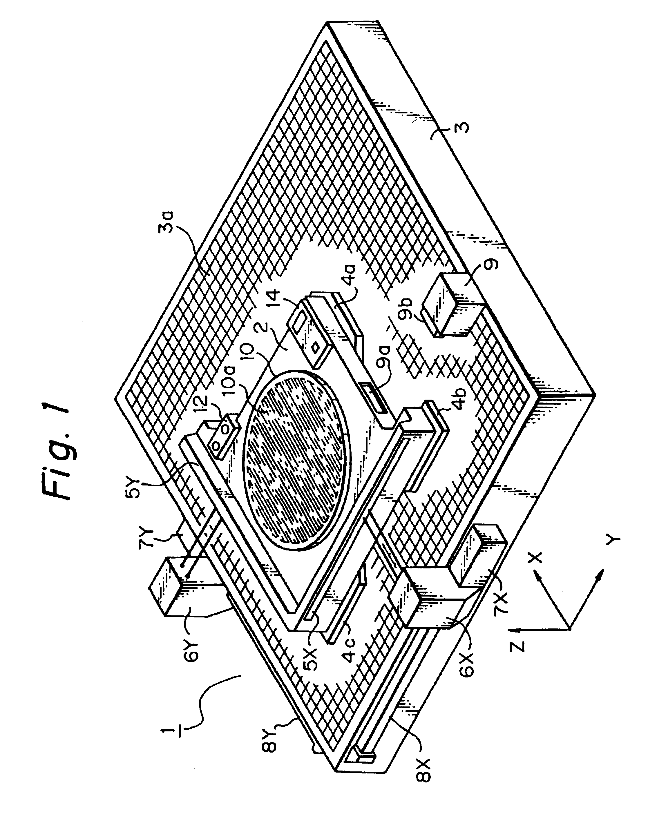 Stage apparatus, exposure apparatus and method for exposing substrate plate