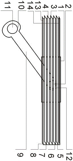 Multilevel transparent windscreen wiper