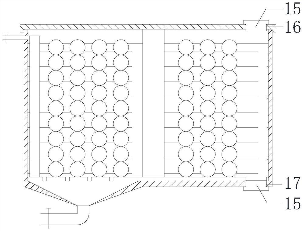 An electrostatic separator and cleaning method that can change the packing method