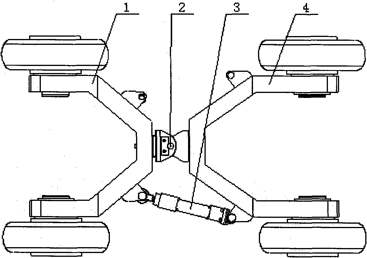 Articulated field operation vehicle chassis