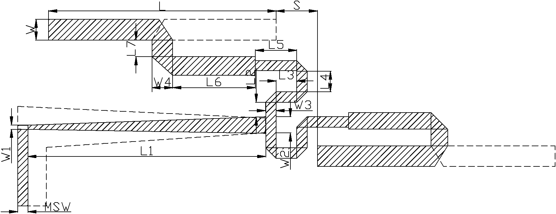 Double-section impedance converter feed omnidirectional broadband dipole array antenna