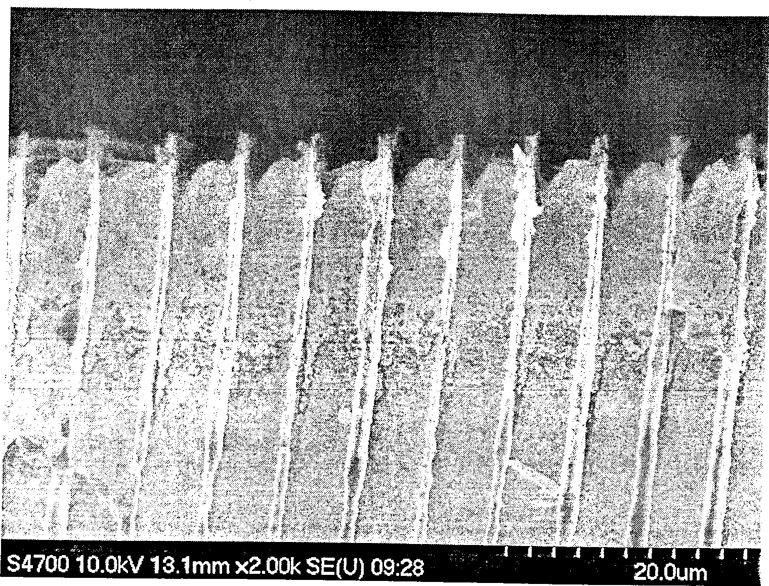 Method for making silicone base integrable miniature glucose sensor